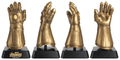 THANOS INFINITY GAUNTLET Marvel Museum Replica MARUK002 (Eaglemoss / Hero Collector / Marvel Avengers: Infinity W, side angle