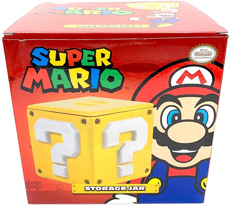 Super Mario Bros Question Block Storage Jar