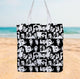 Black & White Elvis Montage - Canvas Tote bag