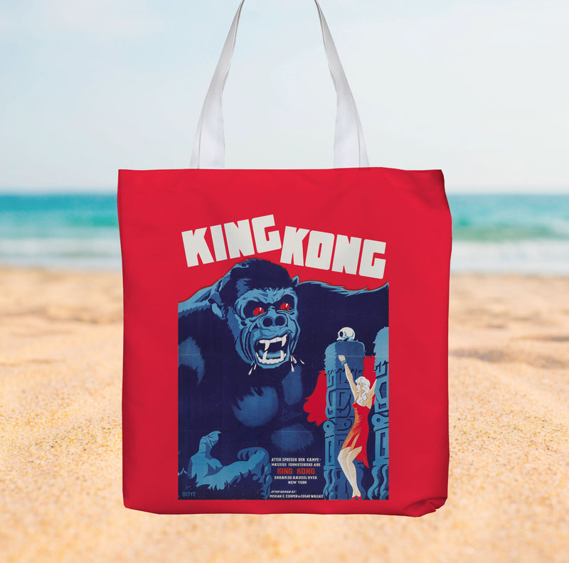 King Kong Retro Movie Poster - Canvas Tote bag collectible from https://britishmade.gifts/