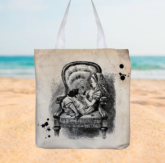 Alice in Wonderland - Canvas Tote bag collectible from https://britishmade.gifts/