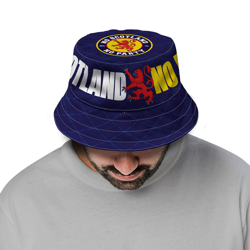 No Scotland No Party - WC26 - Bucket Hat collectible from https://britishmade.gifts/