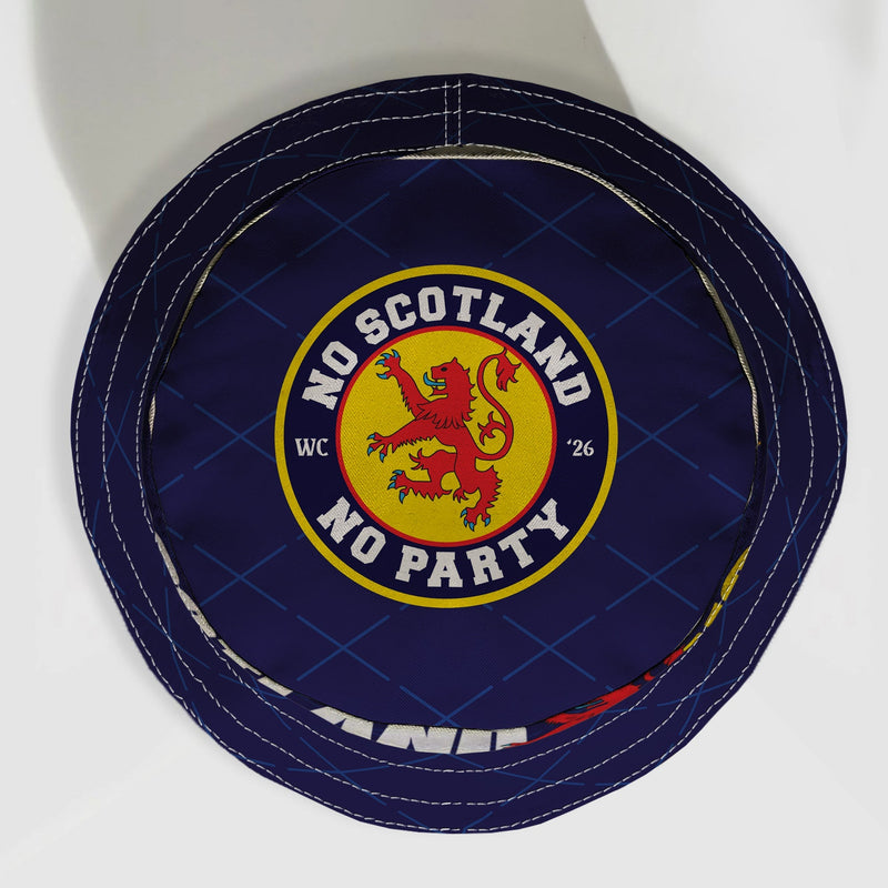 No Scotland No Party - WC26 - Bucket Hat, rear view