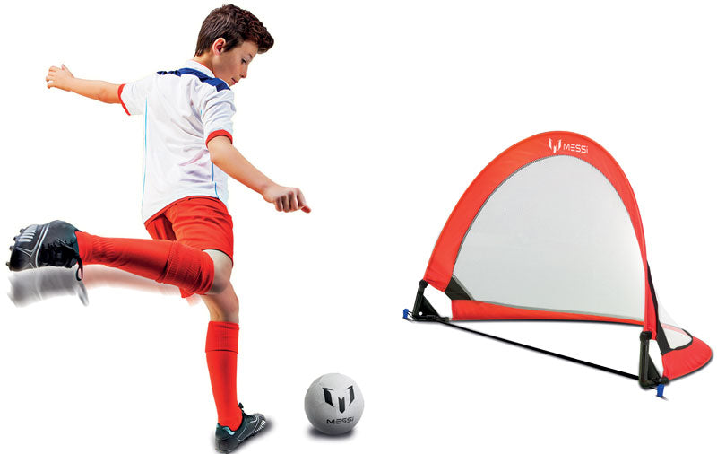 Messi Training System Pop-up Goal - Small, side angle
