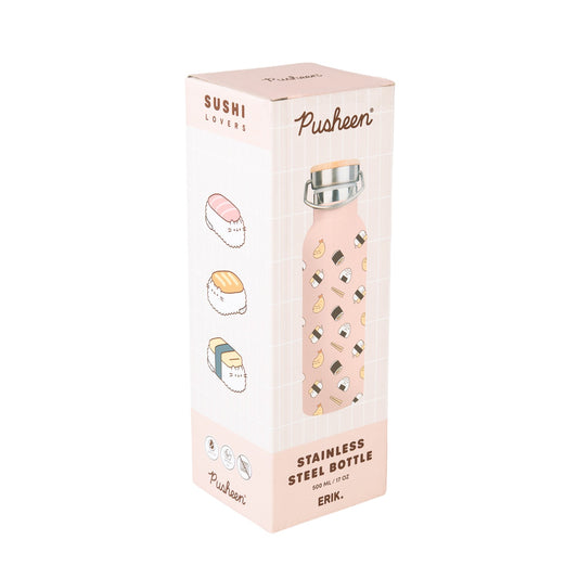 Pusheen Sushi Roll Stainless Steel Bottle 500ml alternate view