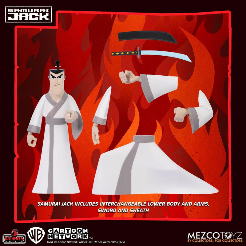 Samurai Jack: Samurai Jack, Mad Jack, Aku 5-Point Action Figure Assortment (Pre-Order February 2026) (view 4)
