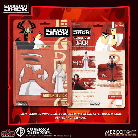 Samurai Jack: Samurai Jack, Mad Jack, Aku 5-Point Action Figure Assortment (Pre-Order February 2026) (view 2)