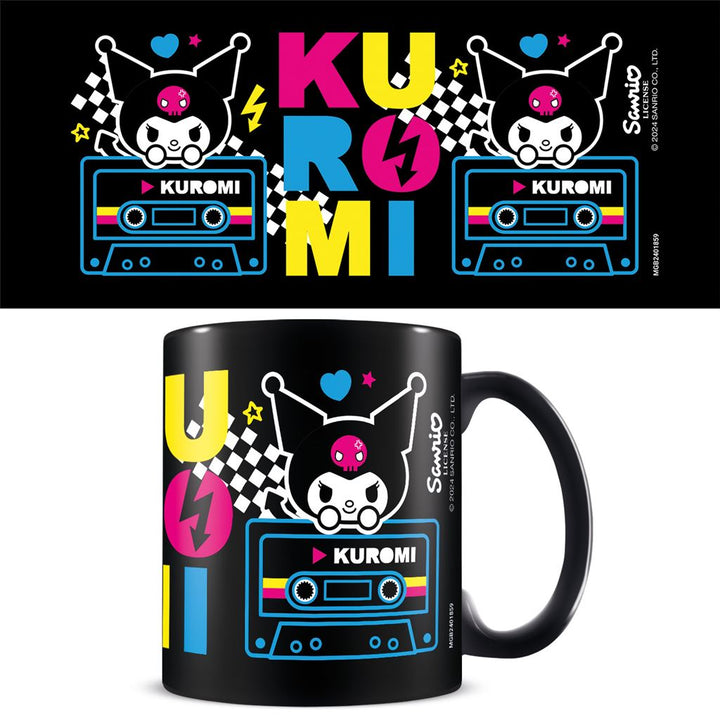 Kuromi Punk Vibes 315ml Black Ceramic Mug