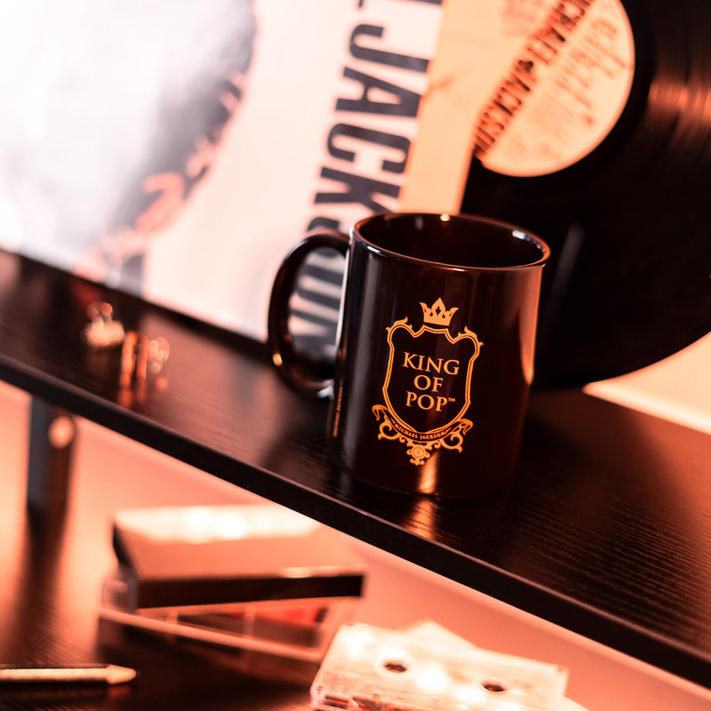 Michael Jackson Ceramic Mug 350ml Glossy Finish Design 3 side angle