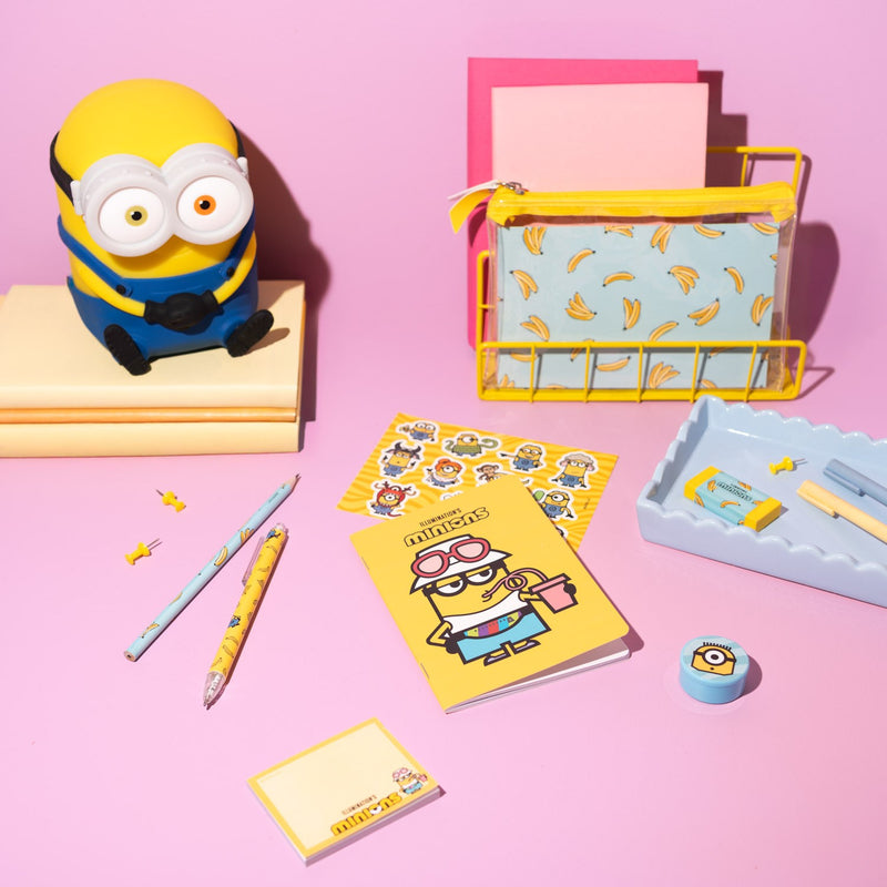 Minions Basic Stationery Set for School and Desk side angle