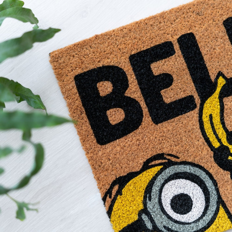 Minions Non-Slip Coconut Fibre Doormat 60 x 40 cm design detail