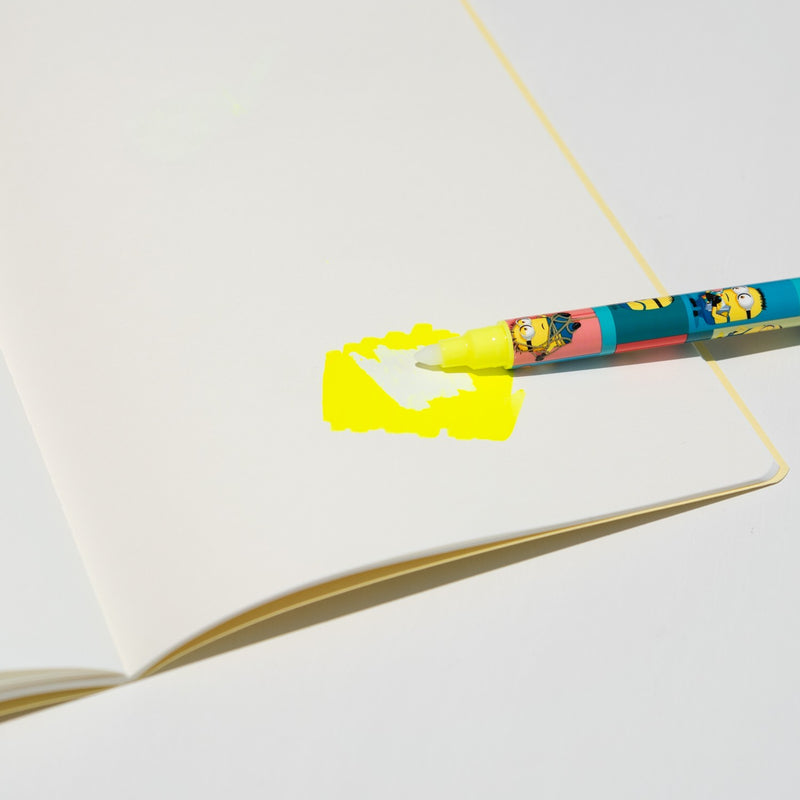 Minions Set of 12 Dual Tip Erasable Markers packaging view