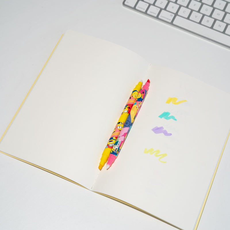 Minions Set of 12 Dual Tip Erasable Markers design detail
