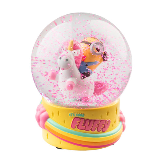 Minions Snow Globe in Hand-Painted Resin and Glass