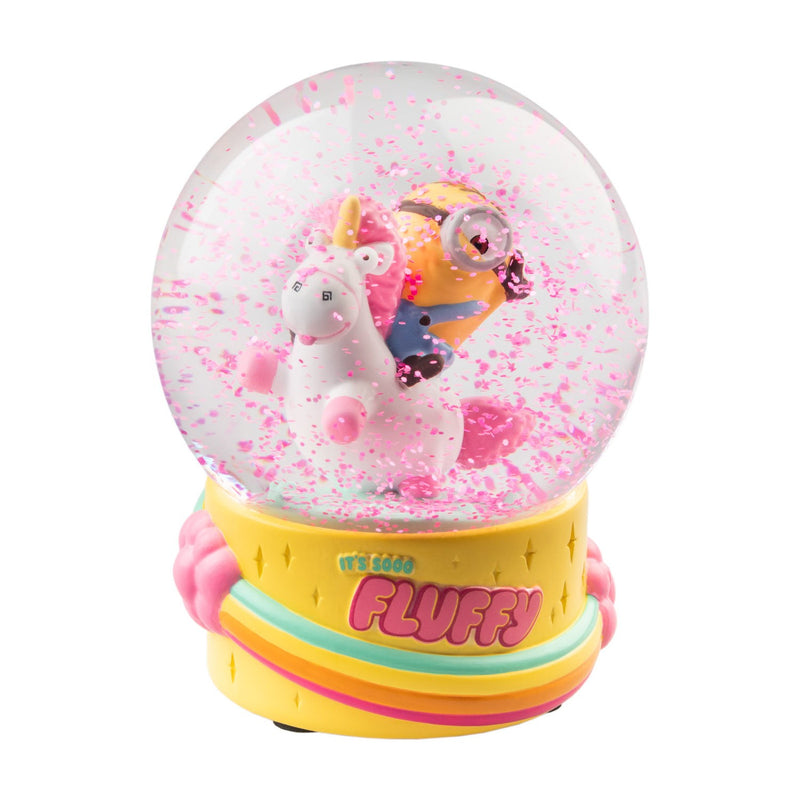 Minions Snow Globe in Hand-Painted Resin and Glass