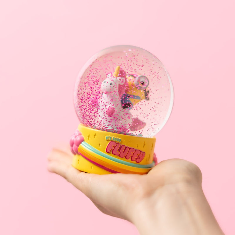 Minions Snow Globe in Hand-Painted Resin and Glass alternate view