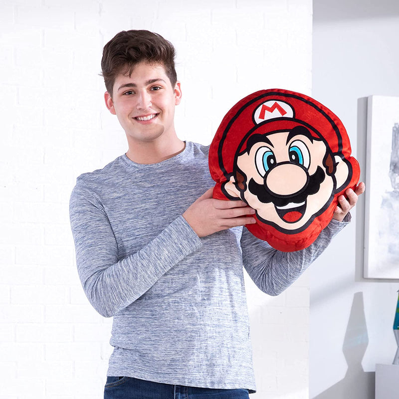 Mario Mega Head Plush Cushion - Image 3
