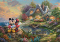 Thomas Kinkade: Disney Mickey & Minnie Sweetheart Cove Jigsaw Puzzle (1000 Piece) - Image 2