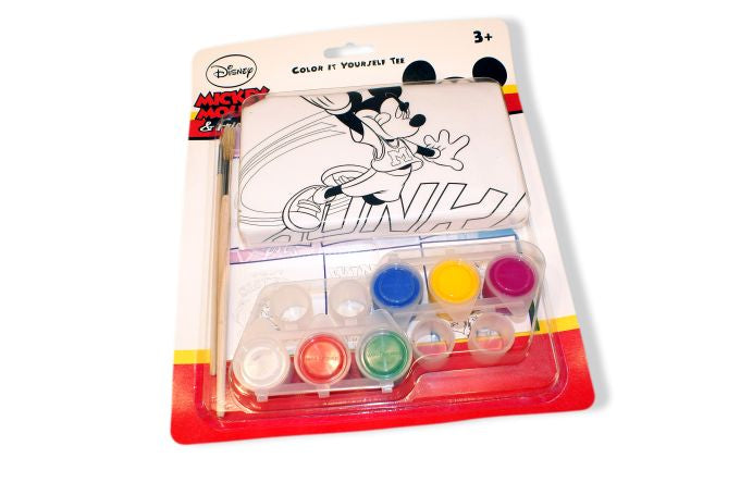 Mickey Mouse Colour It Yourself T Shirt (5 6 Years)