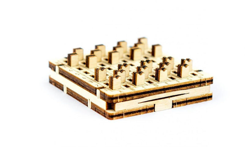 WoodenCity: Wooden Figures (Mini Checkers)
