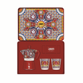Bialetti X Dolce&Gabbana Sicilian Cart Gift Set (Moka 2 Cup, 2 Cups & Gold Stirrers), alternate view