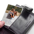 Personalised Moment in Time Metal Wallet Keepsake