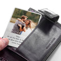Personalised Moment in Time Metal Wallet Keepsake