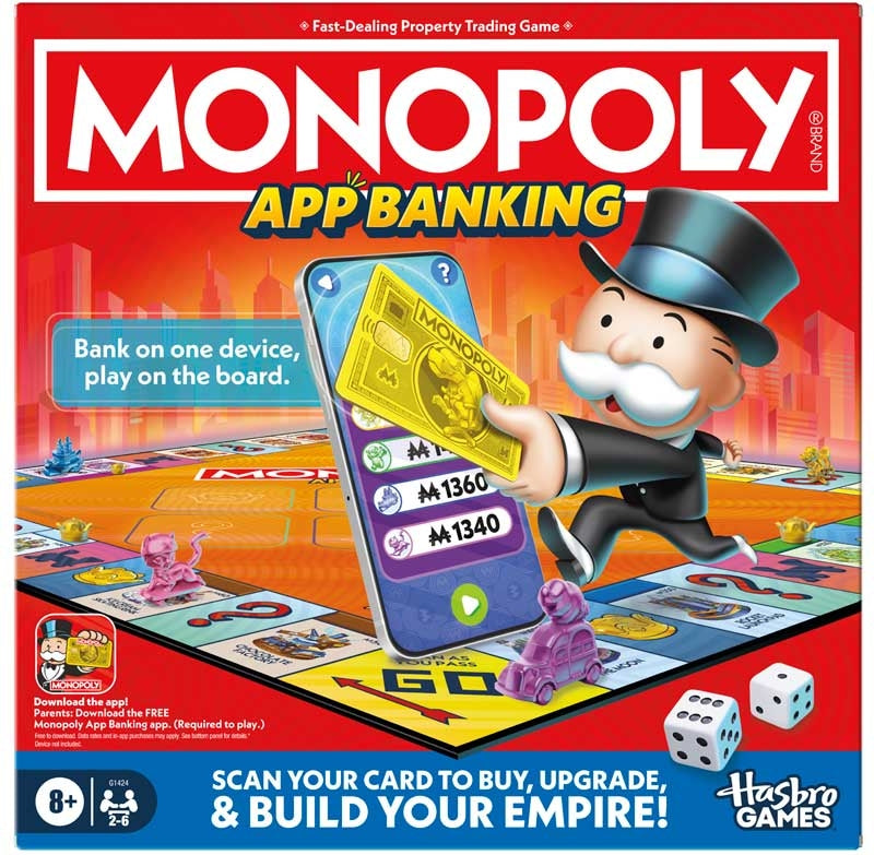 Monopoly App Banking – App-Assisted Electronic Monopoly Game (Ages 8+) collectible from U&C Solutions Ltd