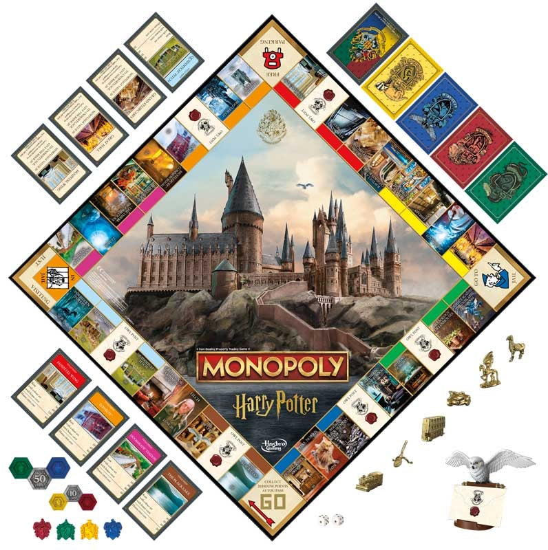 Monopoly Harry Potter, packaging shot