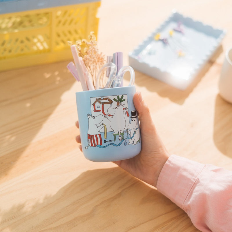 Moomin Decorated Ceramic Pencil Holder side angle