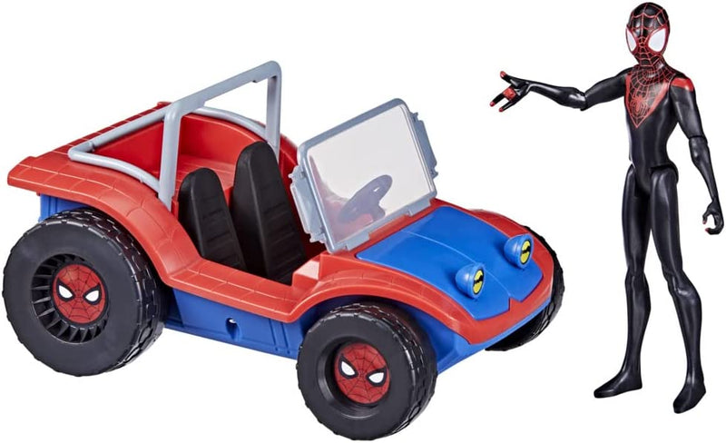Marvel Spider Mobile & Miles Morales Figure (Spiderman) - Image 3