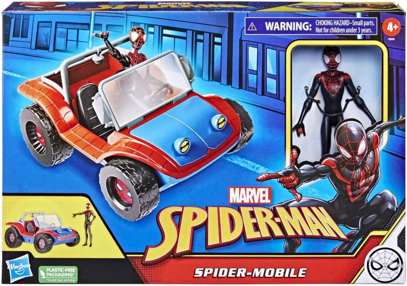 Marvel Spider Mobile & Miles Morales Figure (Spiderman)