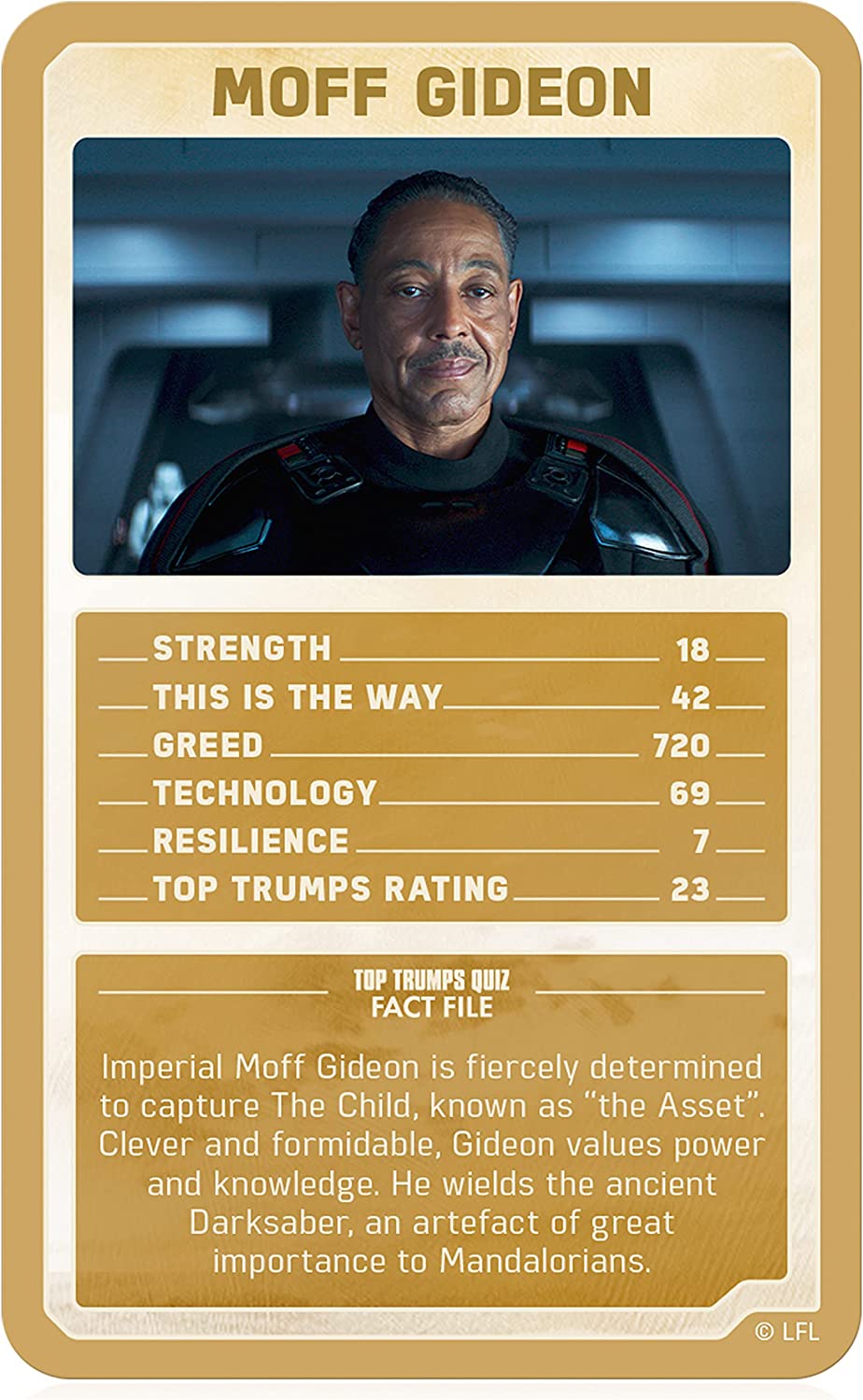 Top Trumps Limited Edition Mandalorian Card Game