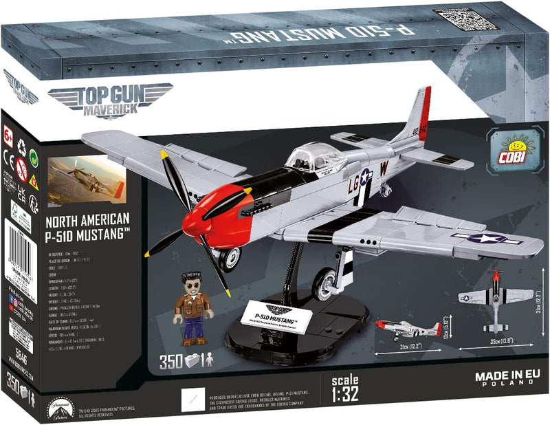 Cobi Top Gun Mustang P-51D (350 Pieces)