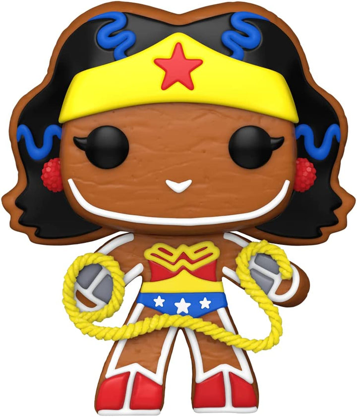 Gingerbread Wonder Woman DC Holiday Super Heroes Funko POP!Vinyl Figure