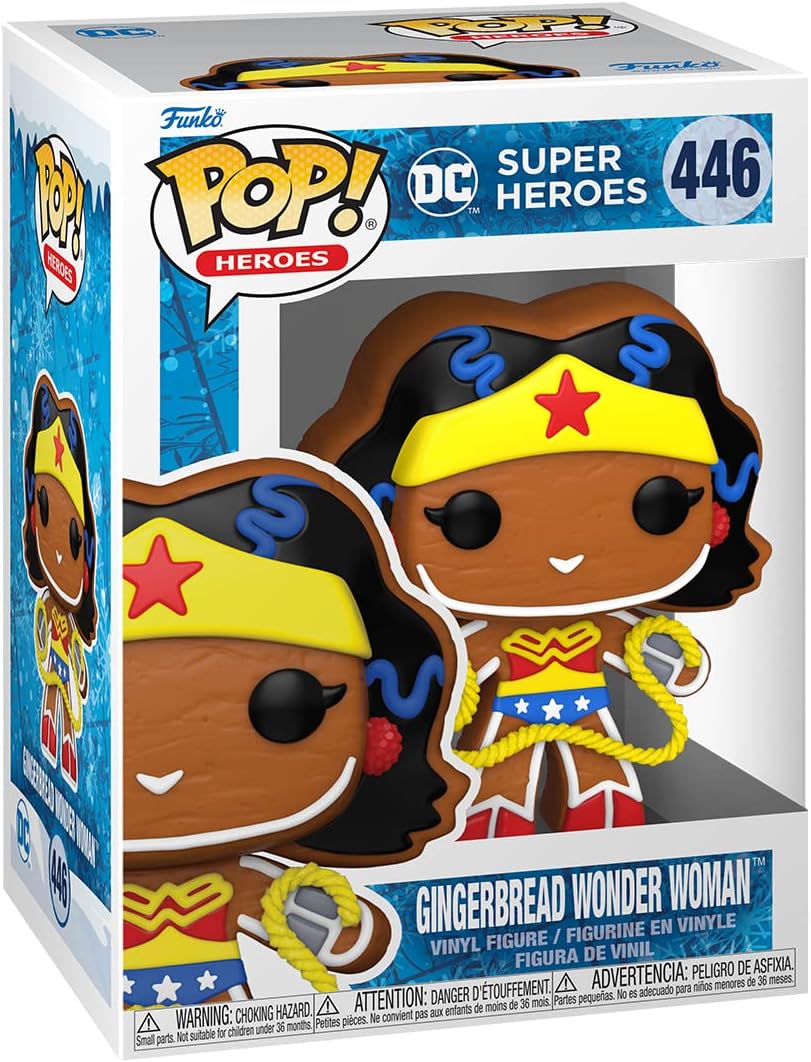 Gingerbread Wonder Woman DC Holiday Super Heroes Funko POP!Vinyl Figure