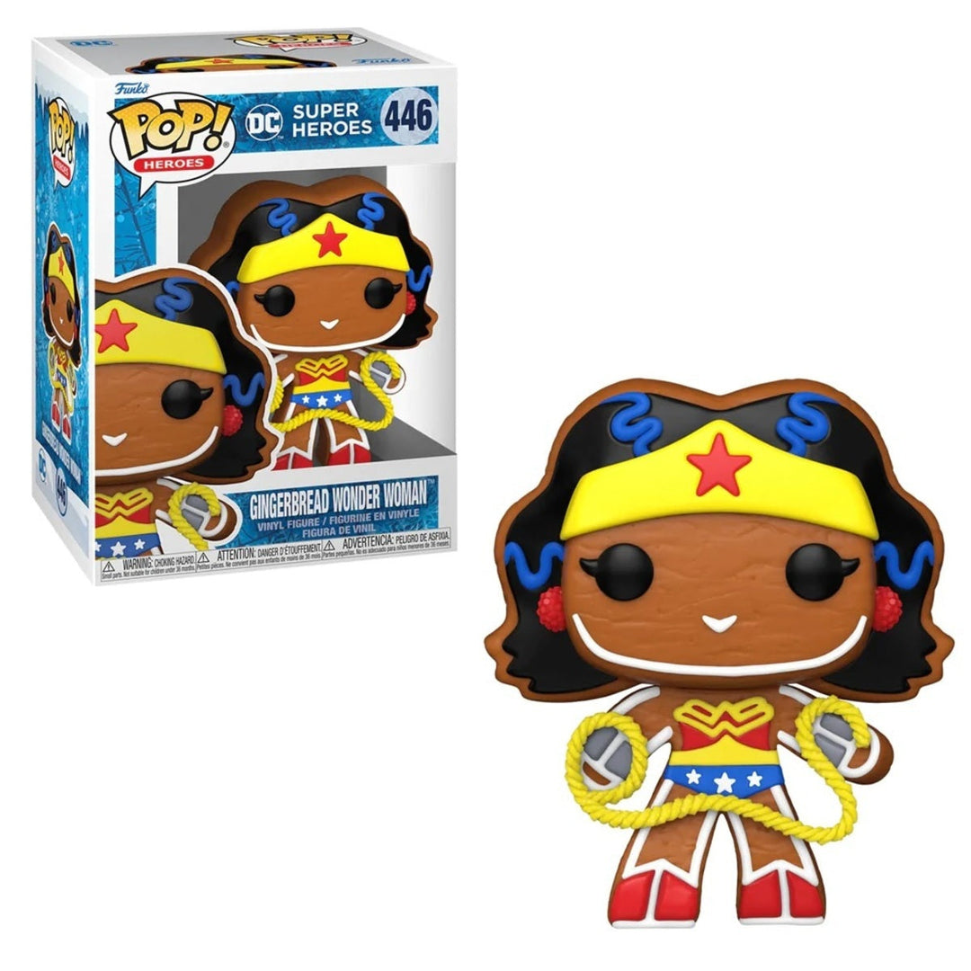 Gingerbread Wonder Woman DC Holiday Super Heroes Funko POP!Vinyl Figure