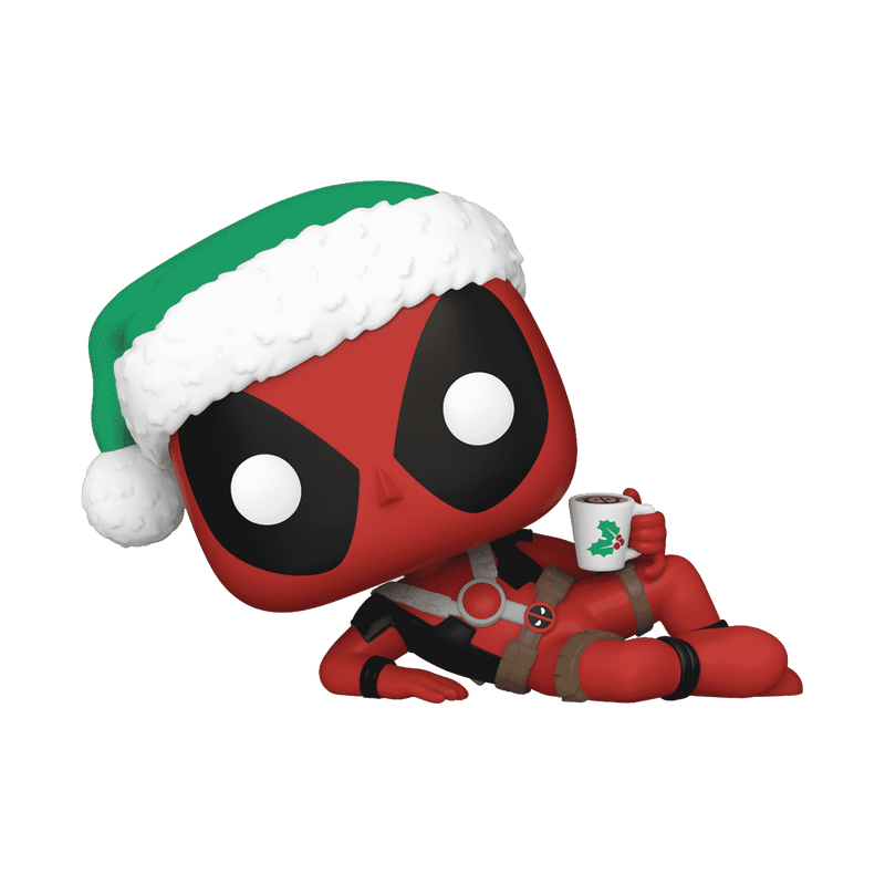 Funko Pop! Marvel Holiday Deadpool with Hot Cocoa Vinyl Figure