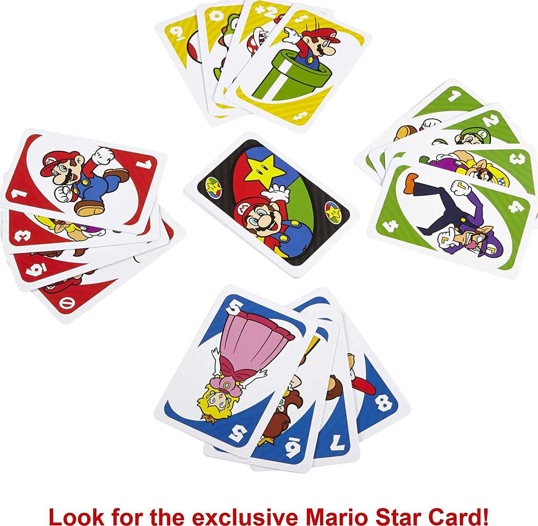 Uno Super Mario Bros Card Game