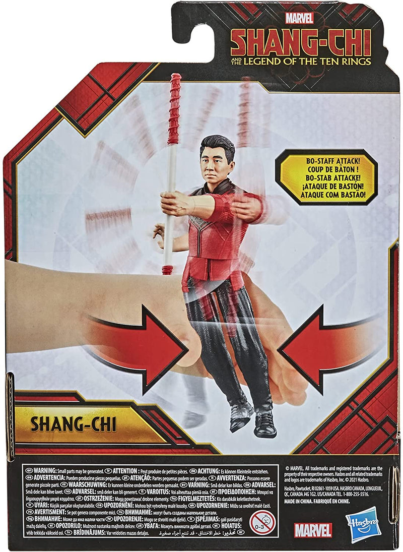 Marvels Shang Chi 6in Figure + Staff Attack - Image 3