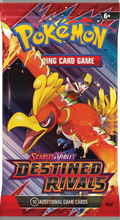 Pokemon Scarlet & Violet Destined Rivals Booster Pack, side angle