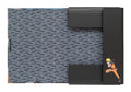 Naruto Shippuden File Folder With Elastic Closure 34 x 25.5 cm side angle