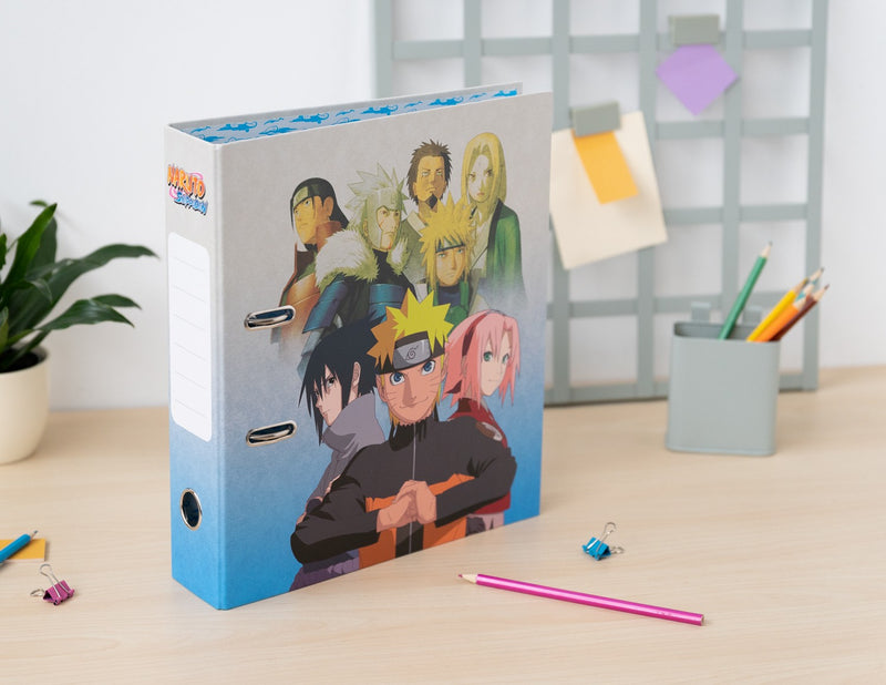Naruto Shippuden Lever Arch Folder close up detail