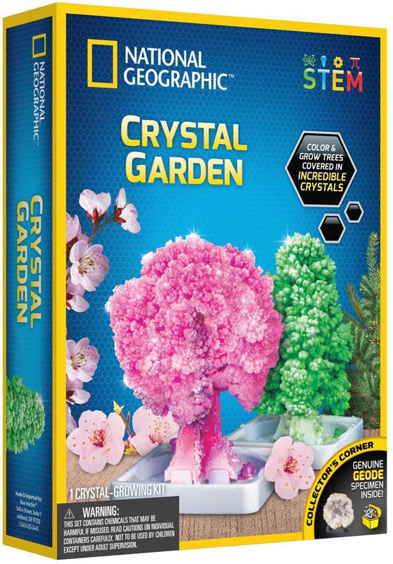National Geographic Crystal Garden - Grow incredible crystal covered trees, rear view