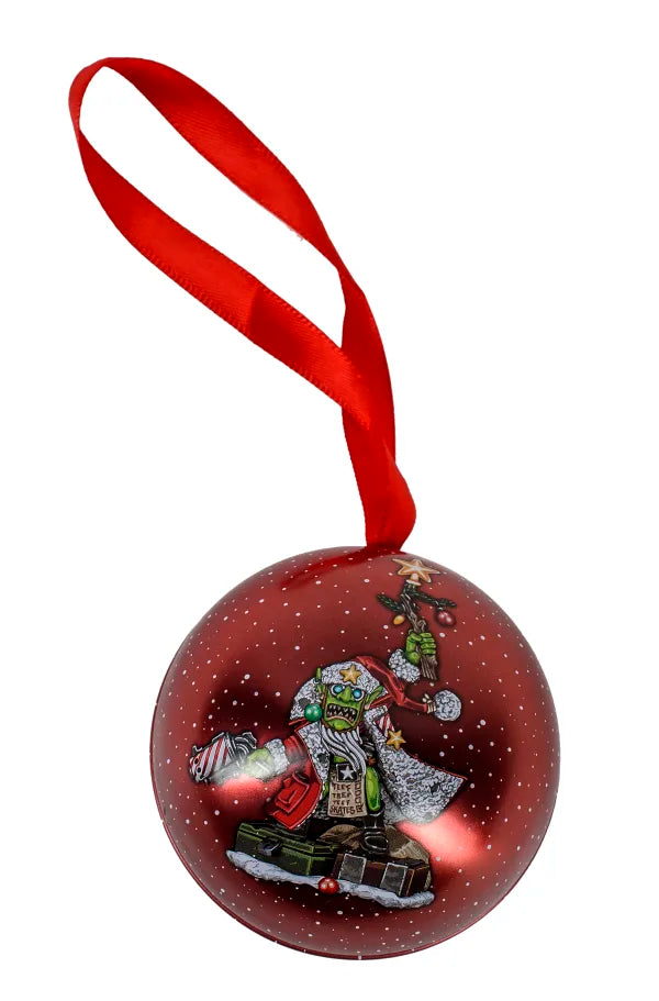 Warhammer 40,000: Novelty Red Gobbo & Squig Bauble With Pin Badge