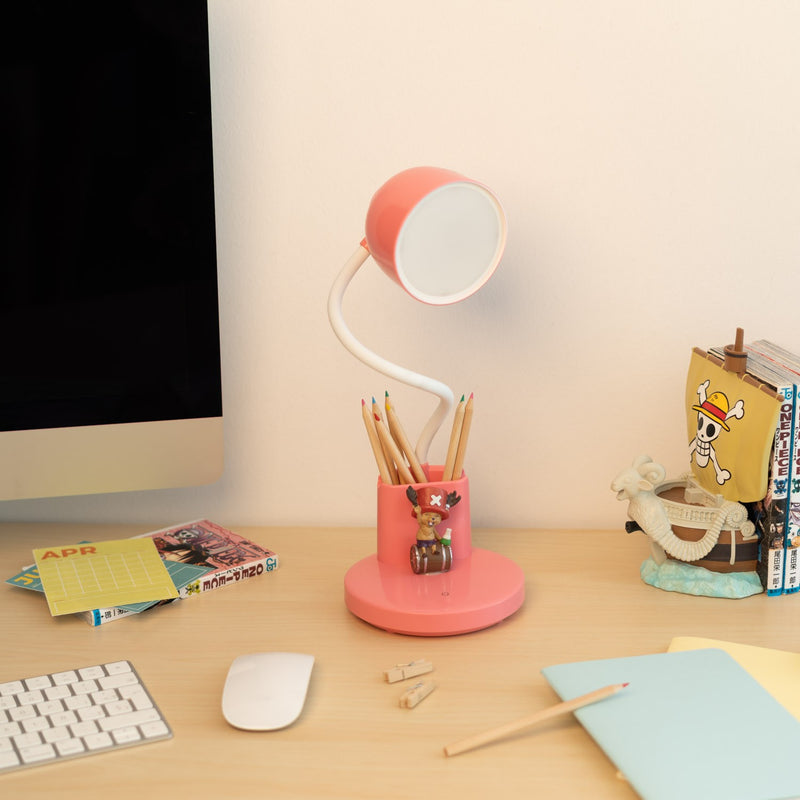 One Piece Netflix Arcade Style LED Desk Lamp and Shelf design detail