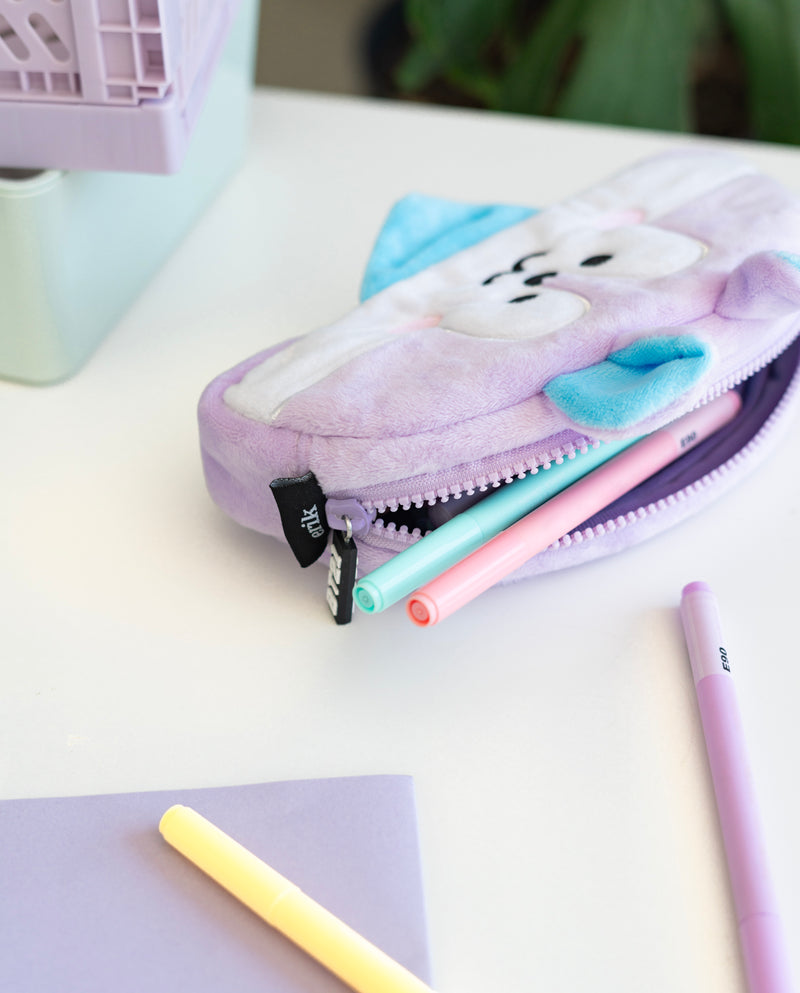 BT21 Mang Plush Case with Embroidered Graphics packaging view