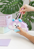 BT21 Mang Plush Case with Embroidered Graphics design detail