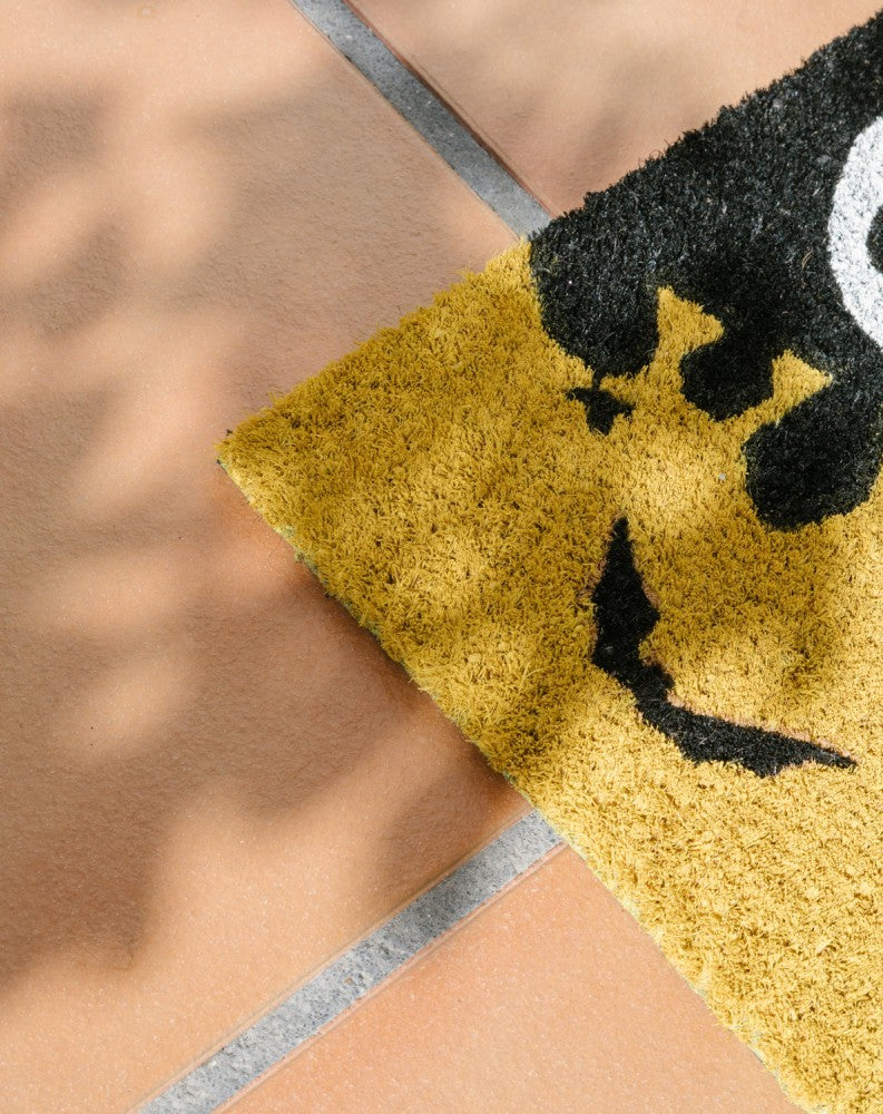 Nightmare Before Christmas Halloween Town Door Mat design detail