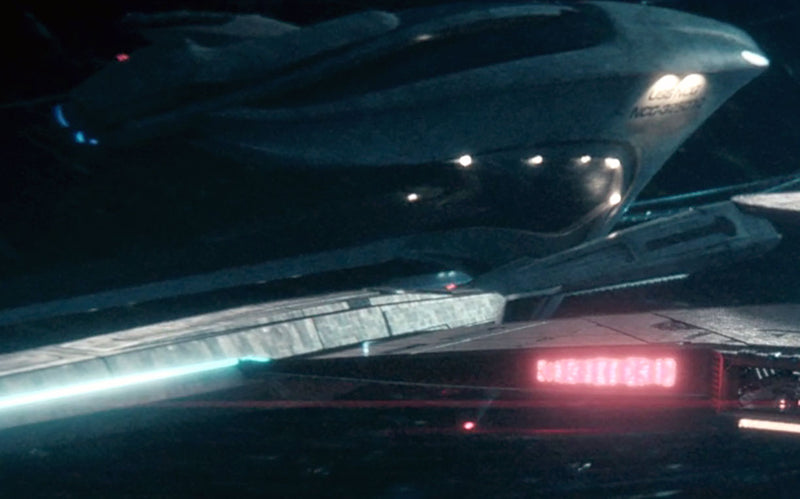 U.S.S. Nog NCC-325070 (Eisenberg-class) Model Diecast Ship Discovery (Eaglemoss / Star Trek), rear view